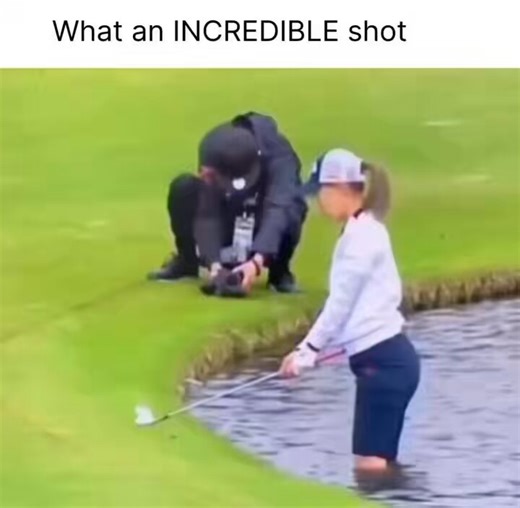 One of the greatest golf shots in history.
