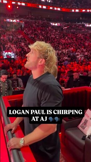 LOGAN PAUL TAUNTING ANTHONY JOSHUA DURING FIGHT #jakejoshua