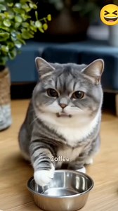 Who wants coffee 🐈‍⬛😁 #meow #funnymoments #catlovers #cat | Francis T Gaston