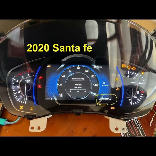 #shorts 2020 Hyundai Santa Fe (Mileage Correction) Instrument Cluster Lower miles www.smokuk.com