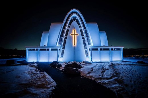 60 reactions · 14 shares | RGBW lighting for the church of Kópavogur in Iceland for a project by Verkhonnun - Kristín Ósk Þórðardóttir and Bjarnþór S Harðarson. Light Up Earth, Platea Pro and Linealuce Mini 47 RGBW have been used to capture the church’s architecture in the best possible way. Offering the opportunity to change the appearance of the sacred building according to the liturgical colours as well as to partake in events happening in the community. | iGuzzini | Facebook
