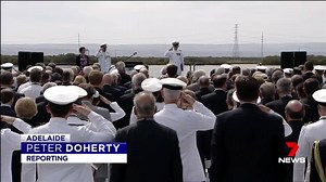 12K views · 155 reactions | HMAS Brisbane: Australia's newest, most powerful warship launched in Adelaide. Story: https://yhoo.it/2hnqprY #HMASBrisbane #7News | 7NEWS Brisbane | Facebook