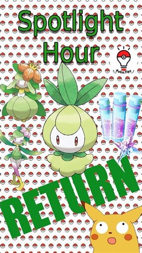 Petilil Spotlight Hour 🌸 & Double Stardust! #pokemongo #shinypokemon #pogotips