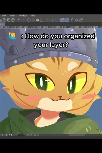 Organize Digital Art Layers for Efficiency