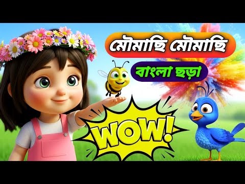 মৌমাছি মৌমাছি | Bangla Kids Rhyme | 3D Cartoon | Kids Bangladesh
