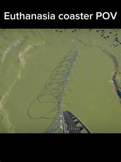 Would you survive this? Euthanasia Roller Coaster POV - Planet Coaster 2 #euthanasiacoaster #planetcoaster #planetcoaster2 #rollercoaster #themepark