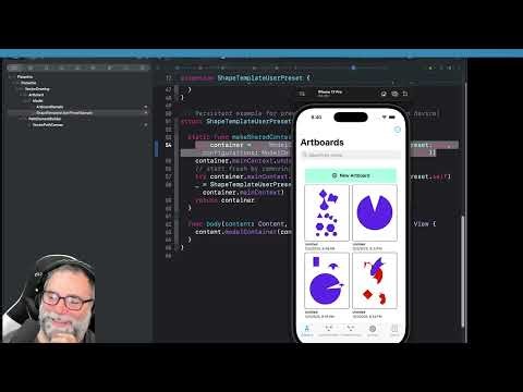 SwiftUI App Development - finalizing shape presets [Twitch VOD 12/2/25]