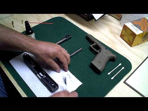 Cleaning my OD Glock 34 with Gunzilla part 1 of 4