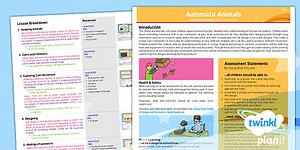 Design and Technology: Automata Animals UKS2 Planning Overview