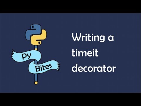 Write a Python decorator from scratch to time the execution of a function