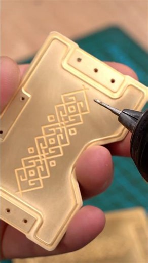 CNC Milling Brass Plates | Steampunk Minimalist Wallet Build #steampunk #banjoshow #diy #brassart