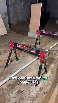 My Most Used Saw Horses! These Things Are A Beast! #tools #work #gear