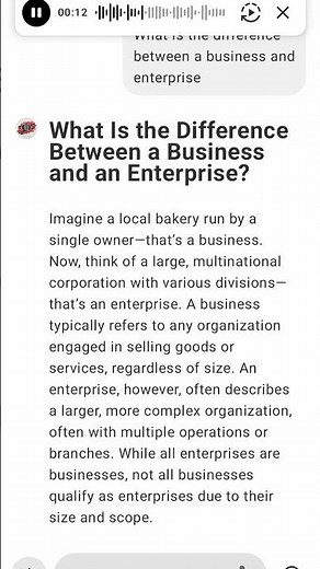 What Is the Difference Between a Business and an Enterprise?