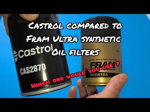 Castrol synthetic compared to Fram ultra synthetic oil filters