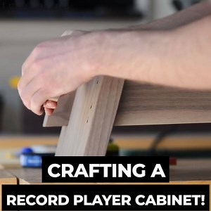 53K views · 413 reactions | Build a Mid Century Modern Record Player Cabinet! | Foureyes | Facebook