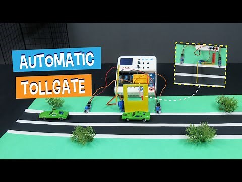 Automatic Electric Toll Booth Gate Using IR Sensors and Servo Motor | DIY Project for Beginners