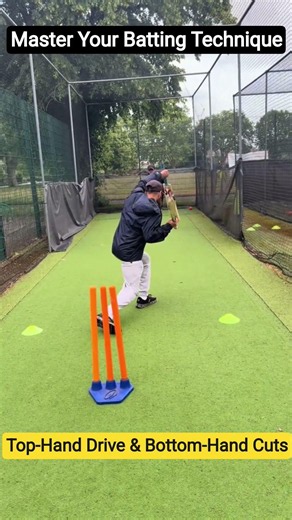 🏏 Cricket Batting Tips | Top-Hand Drive & Bottom-Hand Cuts | Master Your Batting Technique! 🔥