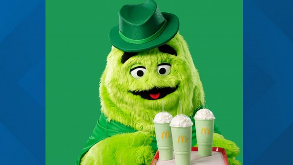Shamrock Shake is back at McDonald's, along with a character not seen in decades