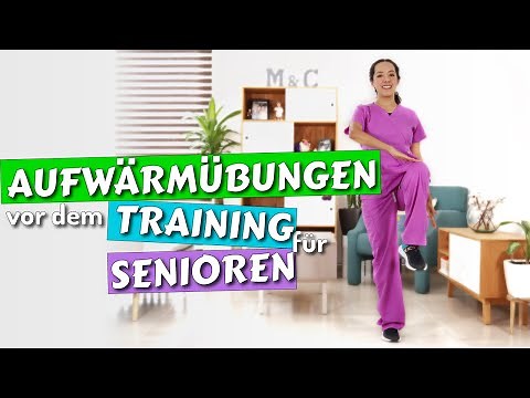 Warm-up exercises before training for seniors