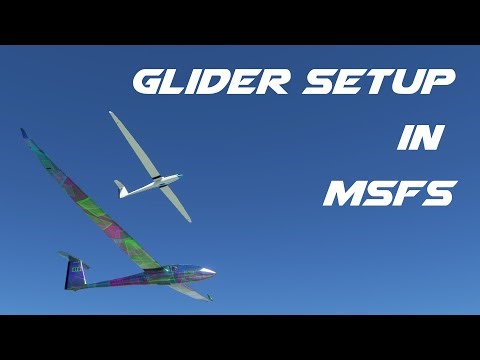 Glider Setup in Microsoft Flight Simulator