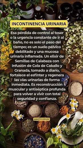 ¿INCONTINENCIA O VEJIGA CAÍDA? 💧 Remedio para Recuperar el Control