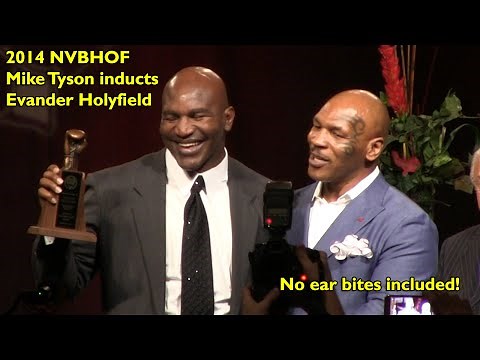 2014 NVBHOF: Mike Tyson inducts Evander Holyfield