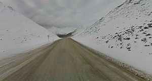 Driving the infamous Atigun Pass in Alaska