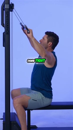Is it possible to do lat pulldowns on the Speediance Gym Monster2? Yes, but it's not exactly like the traditional one. You can perform the exercise kneeling, seated on a bench, or even use the barbell or handles for a modified pulldown. Just set the cables high and keep your core tight. This still hits the back perfectly, just with a little Speediance twist. | Speediance