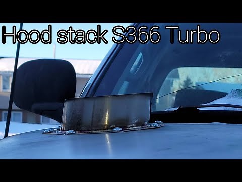 12 Valve Cummins s366 Hood Stack.