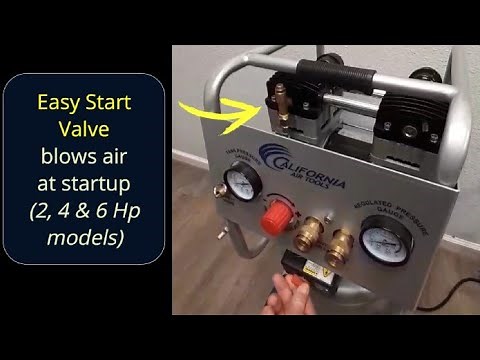 Easy Start Valve Feature - California Air Tools Air Compressors