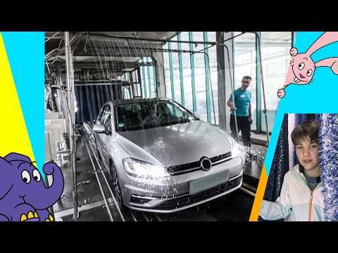 Moritz und die Maschinen: Wie funktioniert eine Waschstraße? | Der Elefant | WDR