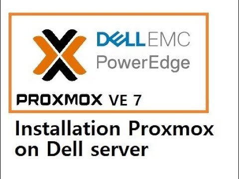 Installation Proxmox ve on Dell server