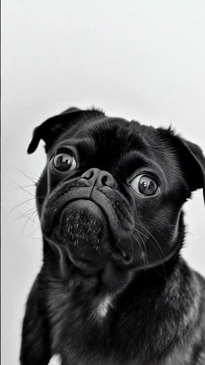 black pug | pug is very cute dog #pug #puglife #pugs #puglove #dog #dogshorts #animal #animallife