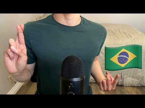 ASMR | Trying Portuguese tongue twisters (ASMR em Português)