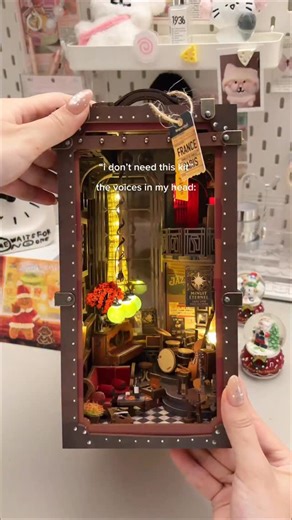 10K views · 117 reactions | The inner voice never lies… especially about Christmas gifts  Get them now!  #booknook #miniature #bookstagram | Anavrin | Facebook