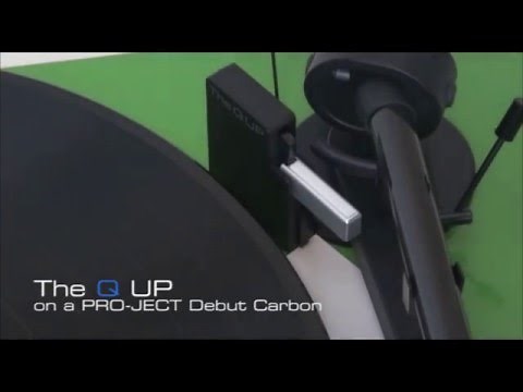 The Q UP on a PRO-JECT Debut Carbon Turntable