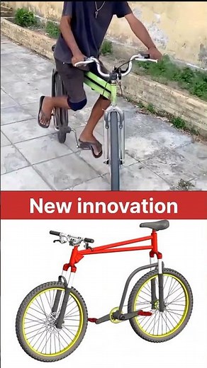 Revolutionary Front-Drive Bicycle Design | Incredible New Bike Innovation & CAD Engineering #reels