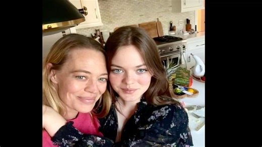 Jeri Ryan on Instagram: "Thank you for all the beautiful birthday wishes! I definitely felt the love 🥰 …especially from this beauty! 💗 #mylittlepea #happybirthdaytome"