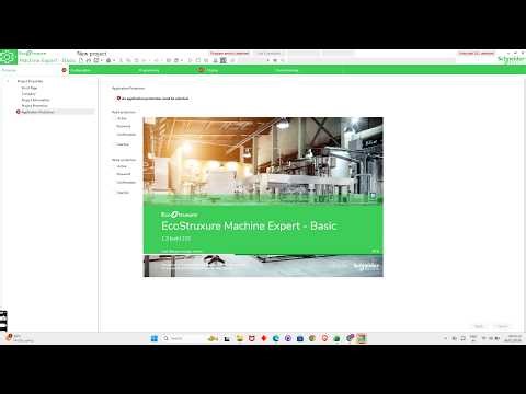Machine expert basic Configuration TM200 PLC