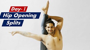 8.2K views · 500 reactions | Day-1 Yoga For Splits (Hip Opening Yoga) | 20 Minutes Stretching For Tight Hamstring | Yograja https://youtu.be/P21CMvc-uVs - #yoga #yogaonline #hipopening #split | Yograja | Facebook