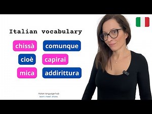 6 Common Italian words for everyday Italian conversations. #learnitalian