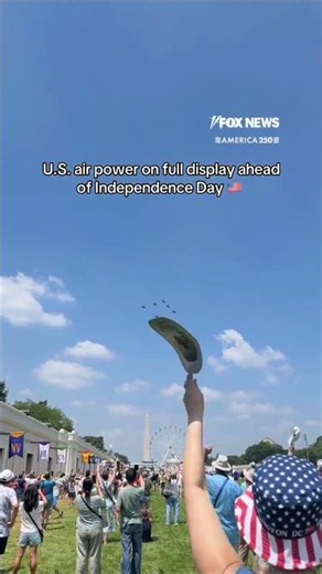 US air power on FULL DISPLAY ahead of Independence Day #shorts #us #airforce #military