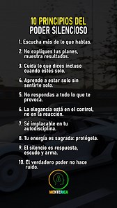 El poder del silencio | 𝙈𝙚𝙣𝙩𝙚 𝙍𝙞𝙘𝙖