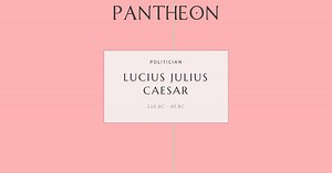 Lucius Julius Caesar Biography | Pantheon
