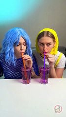 Drinking Challenge With all the Straw Hacks! 🥤