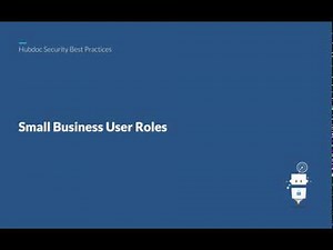 Small Business User Roles on Hubdoc