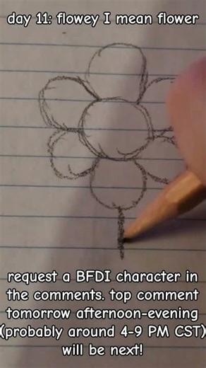 Day 11 of drawing every BFDI character