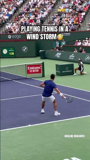 The ball was moving all over the place 👀