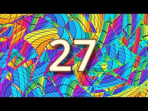 27 Second Countdown | Rainbow Colors