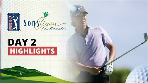 Sony Open in Hawaii - Day 2 - Highlights | PGA Tour 2025